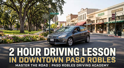 PASO to SLO 2hr Driving Lesson